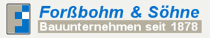 Logo der Firma Forßbohm & Söhne Bauunternehmen GmbH